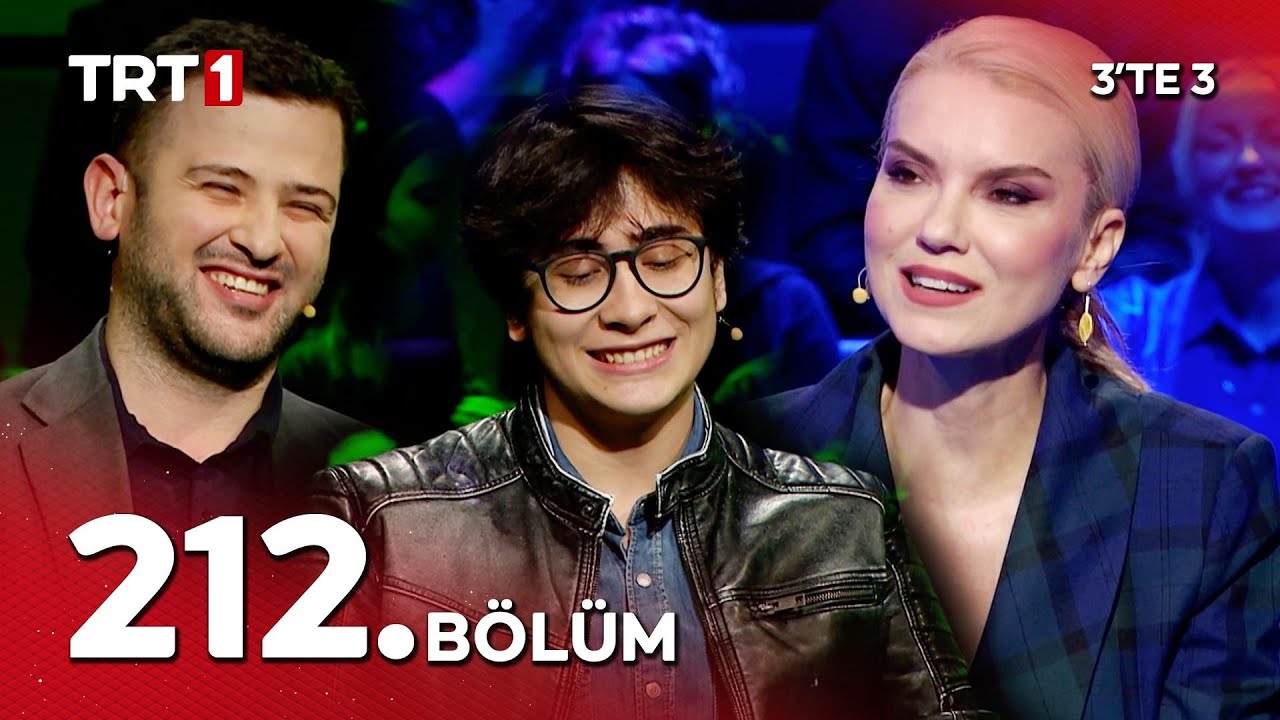 3'te 3 212. B&ouml;l&uuml;m