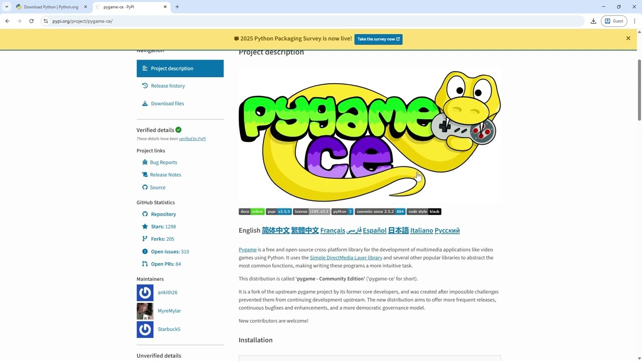 How to Download & Install Python & PyGame | 2025 (Windows)