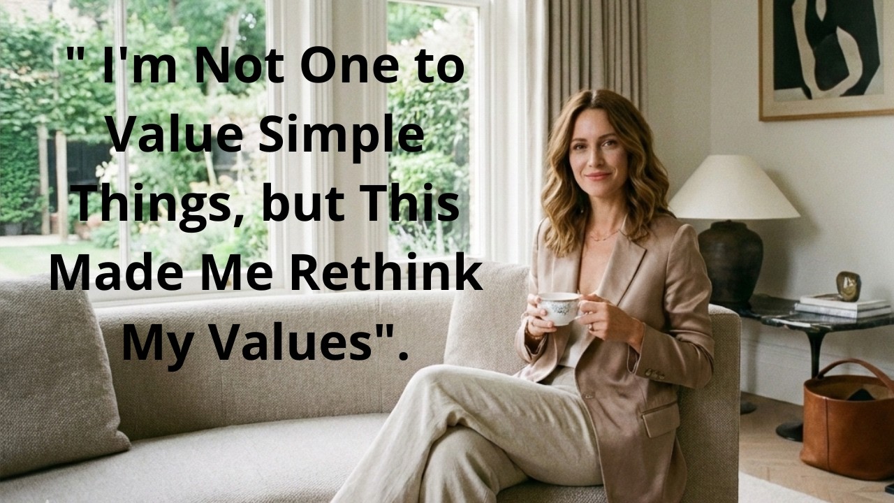 My Name is Eleanor, I'm Not One to Value Simple Things, but This Made Me Rethink My Values.