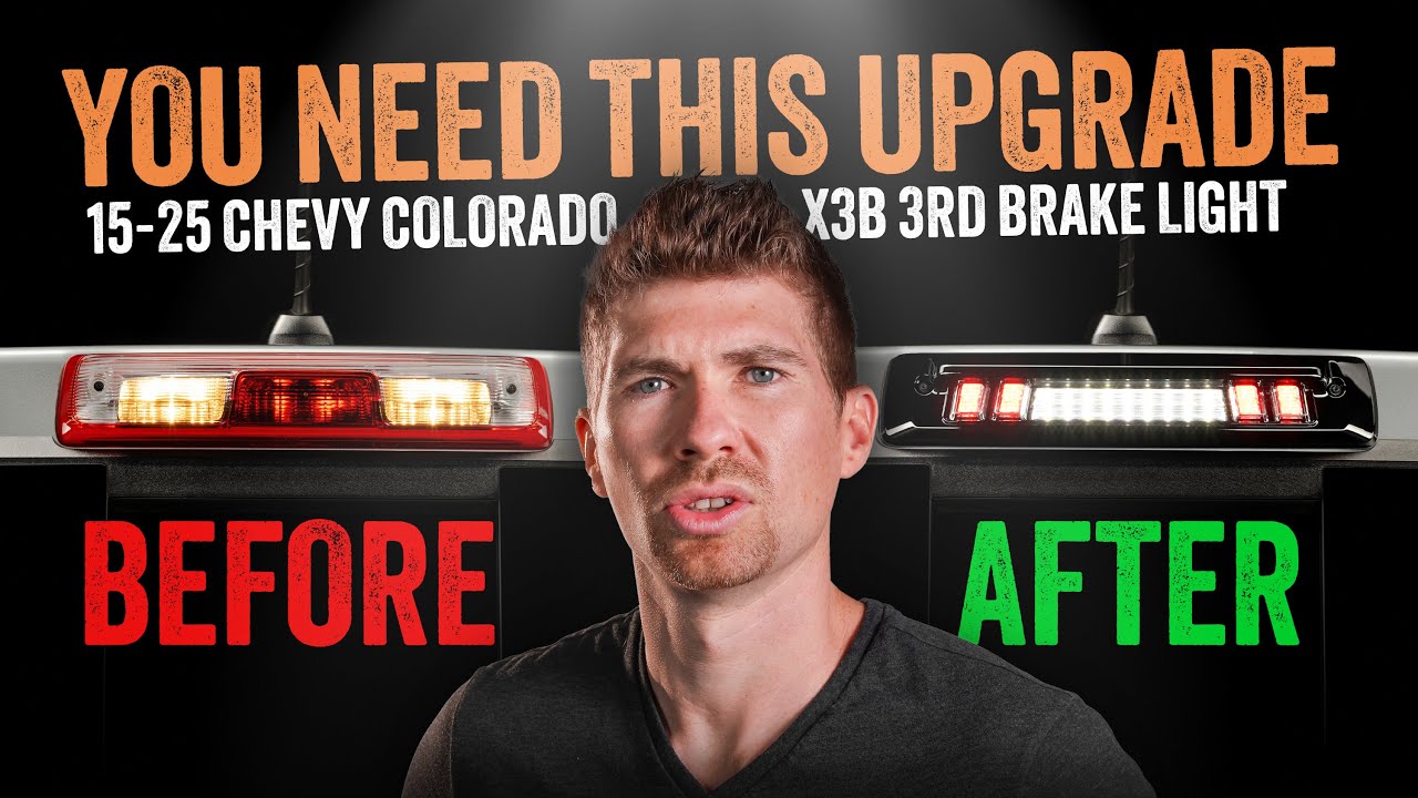 The Best Third Brake Light for 2015-2025 Chevrolet Colorado Trucks | Morimoto X3B Third Brake Light