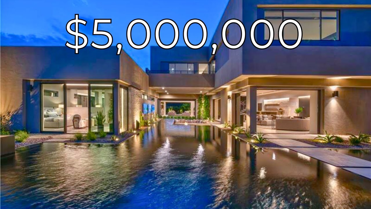 Inside a $5,000,000 Las Vegas Compound on a Half Acre with a Luxury Oasis Style Backyard!