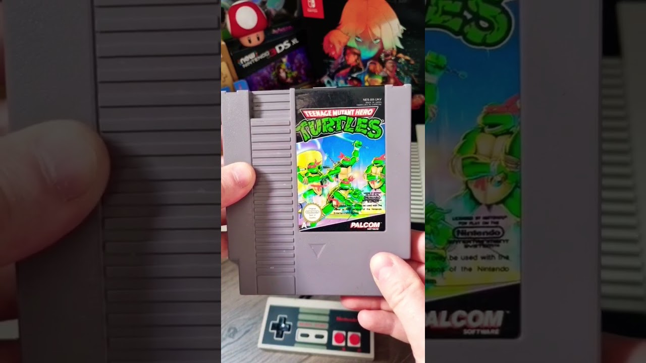 Teenage Mutant Hero Turtles - Nintendo Entertainment System #retrogaming #tmnt #nes #videogames