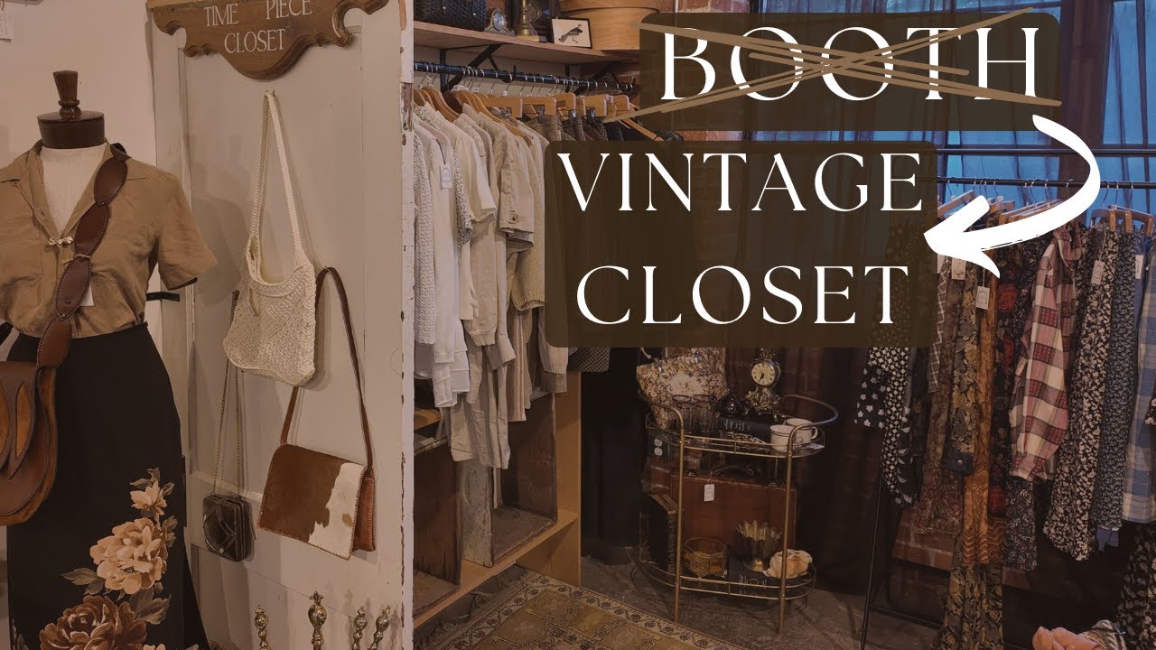 Building a Vintage Clothing Display | Curating & Styling With My Sister