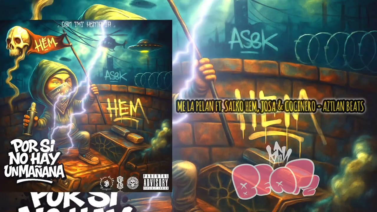 Don Tkt Hemafia - Me la pelan ft. Saiko Hem , Josa & Cocinero - Aztlan Beats (Official Visualizer)