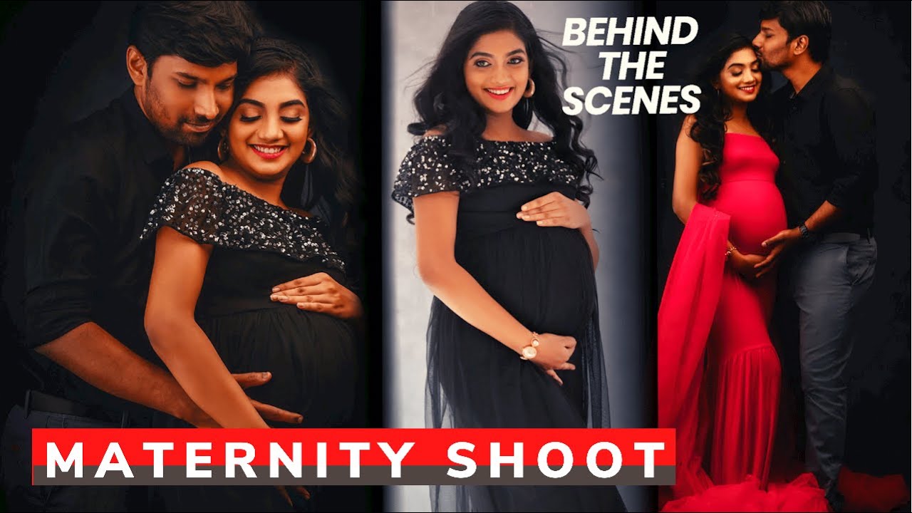 தமிழில்: Our Maternity shoot day📸 | Makeup + photography | Behind the scenes | Tamil
