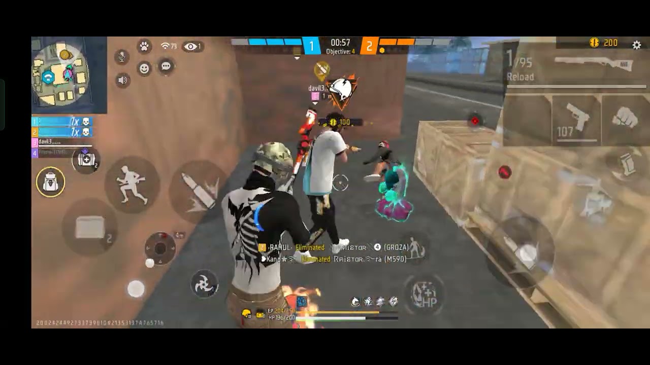 GARENA FREE FIRE - CS RANKED GAMEPLAY |NEW MODE | FREE FIRE CLASH SQUAD | MUST WATCH | KANHA GAMINAG