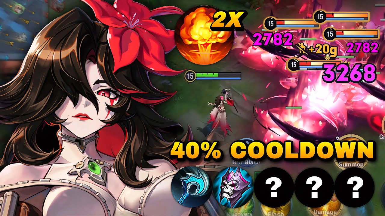 TOP 1 MILADY 40% COOLDOWN & 2X ULTIMATE CAN EASILY DESTROY TOWERS! | HONOR OF KINGS