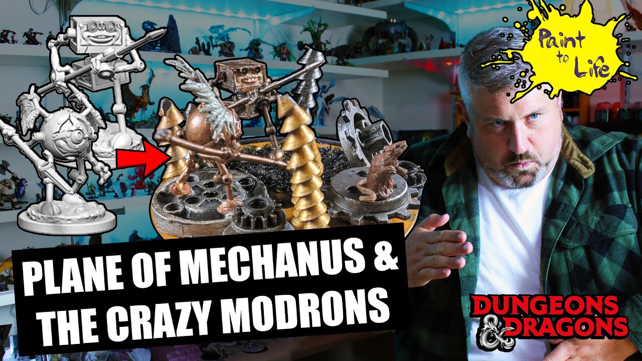 What are Modrons/the plane of Mechanus? Nolzur's D&D - Lore & Story video. Paint to life Ep. 15!
