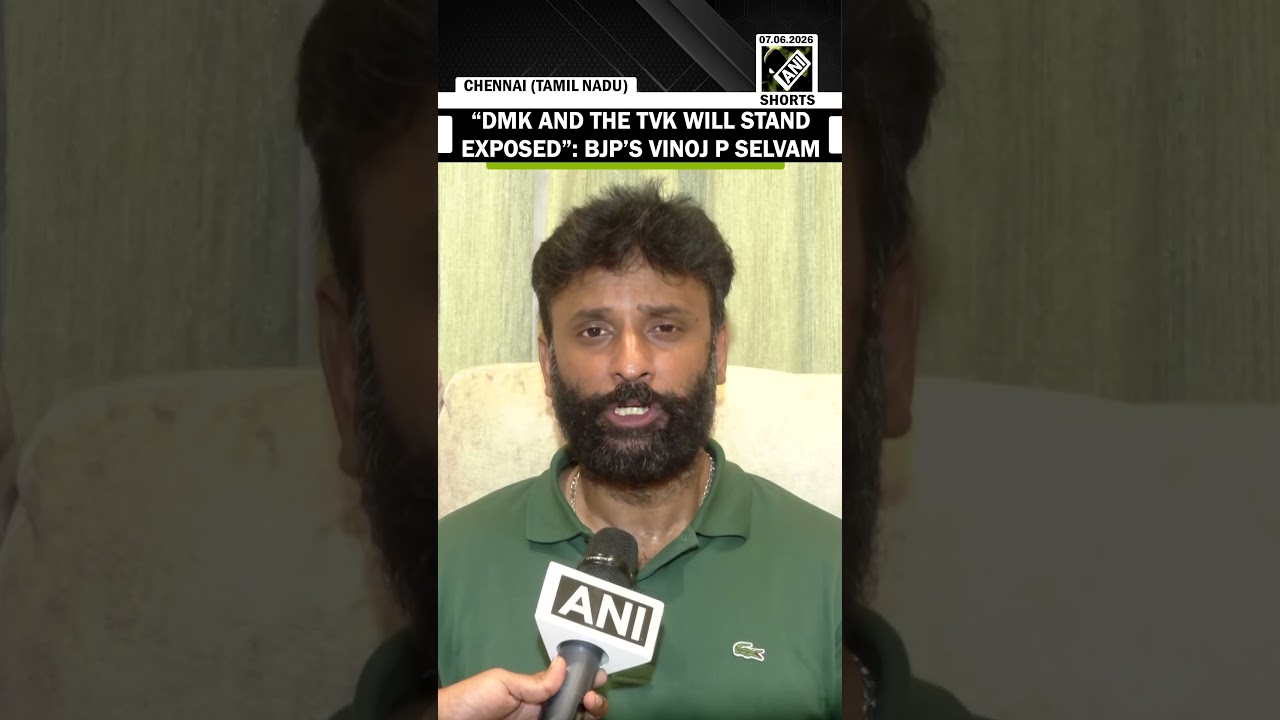 &ldquo;DMK and the TVK will stand exposed&rdquo;: BJP state secretary Vinoj P Selvam