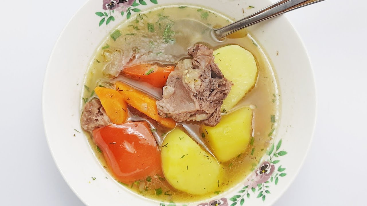 Кайнатма шорпо/Шурпа  с говядиной как готовить/Каймакшоу