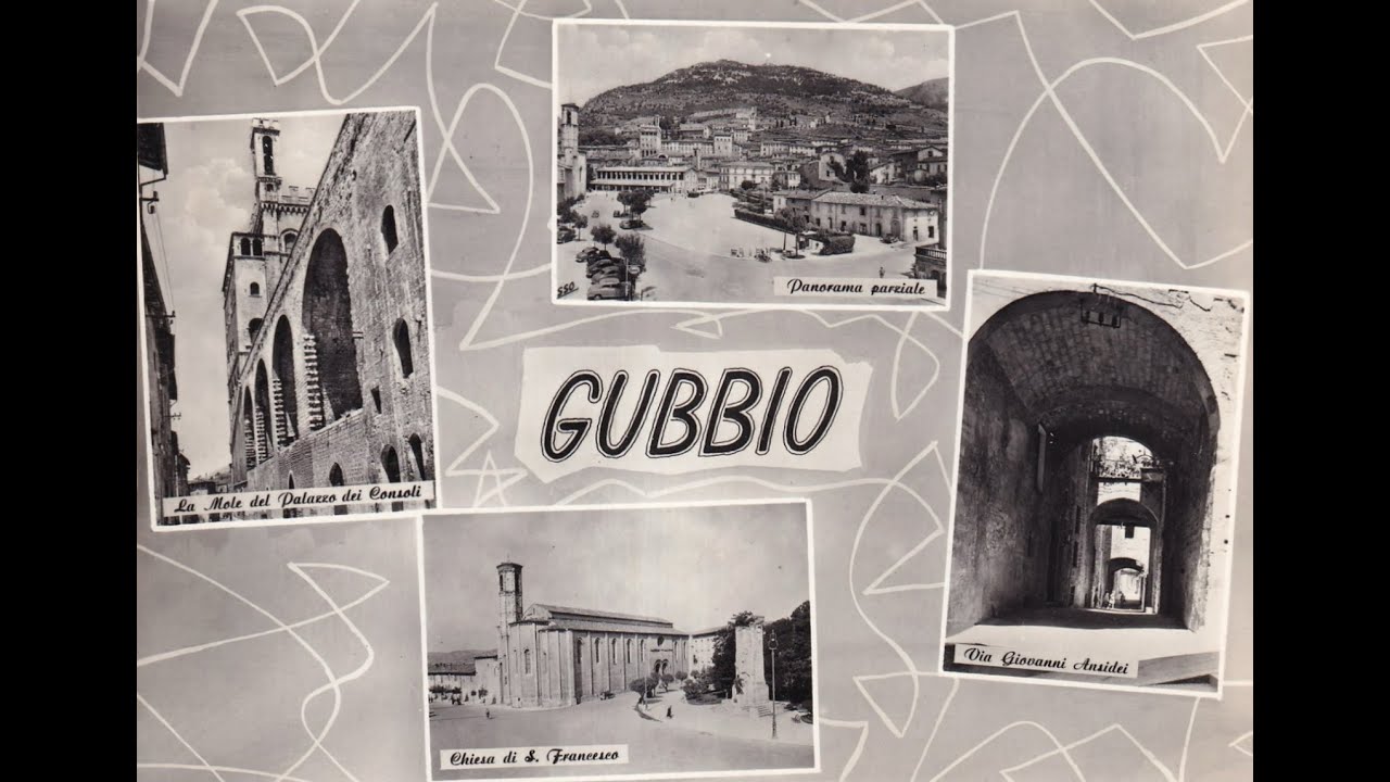 Album di antiche cartoline di Gubbio (PG)