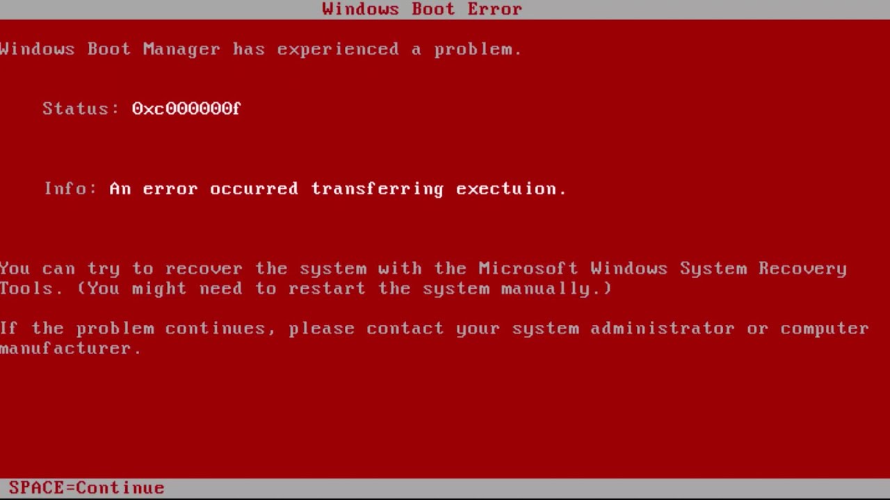 Red Screen of Death - Windows Longhorn [100 Subscribers Special]