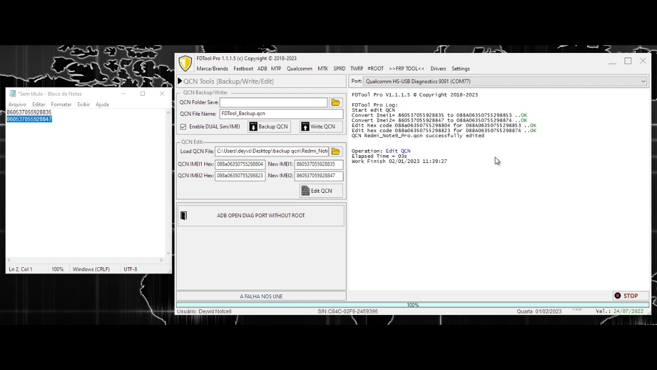 [FDTool Pro] Edit QCN