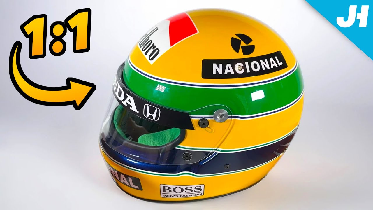 Unveiling the 1991 Ayrton SENNA 1:1 Helmet Replica!