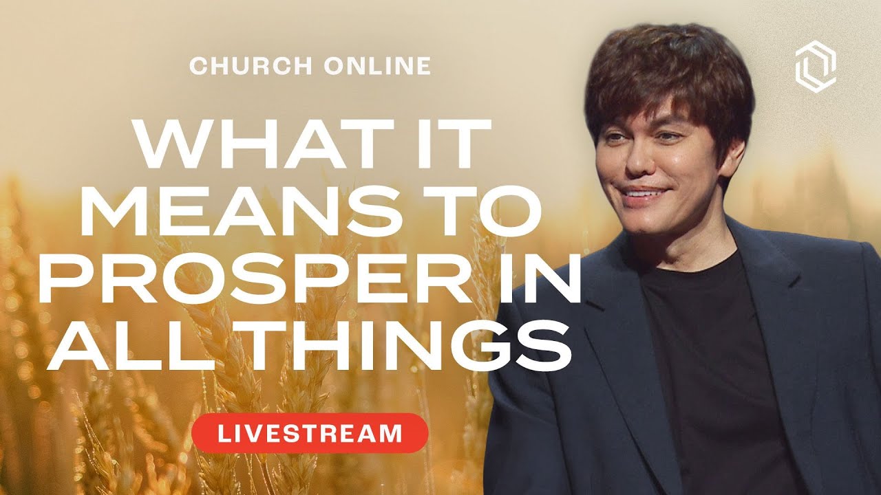 What It Means To Prosper In All Things (Full Sermon) | GRC Online | Joseph Prince USA Church
