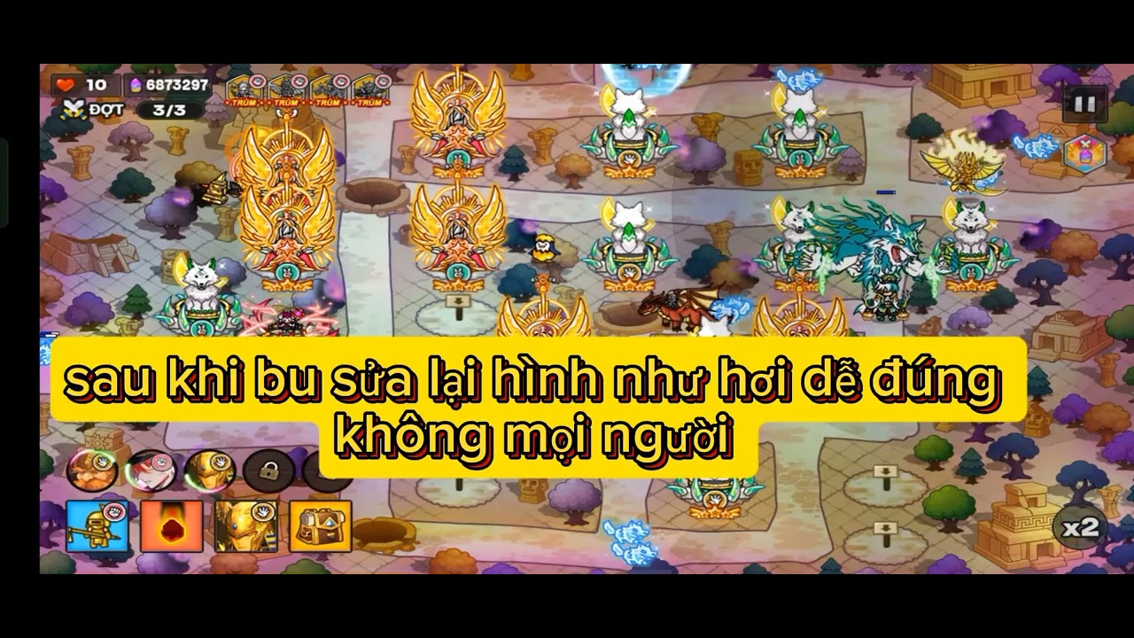 | gold tower defense M| màn 192-196 nha mai lên 193 quên ko quay 😄😄 