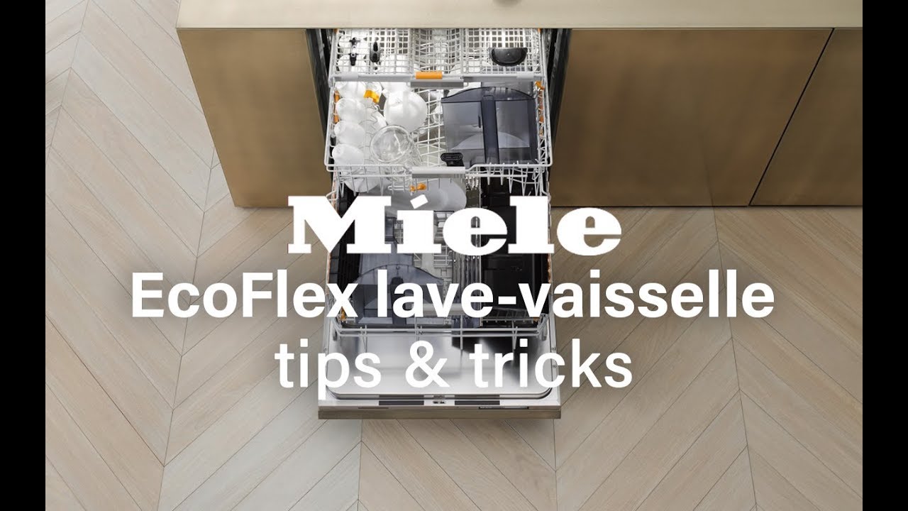 Lave-vaisselle EcoFlex de Miele: une vaisselle parfaitement propre en moins d'une heure