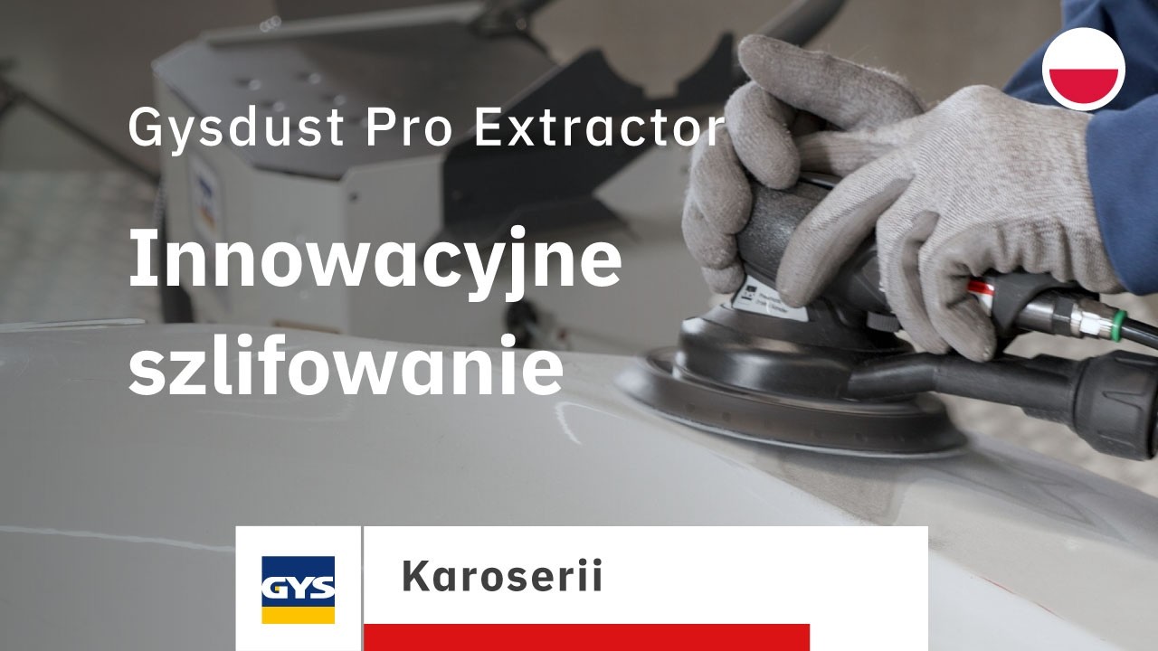 Gysdust Pro Extractor : stacje szlifierskie nowej generacji dla warsztat&oacute;w blacharsko-lakierniczych