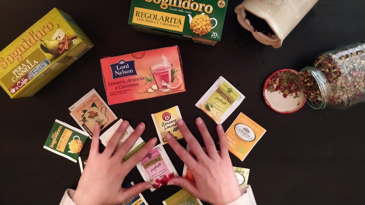 ASMR ITA | SHOW AND TELL • LE MIE TISANE • WHISPERING E ALTRI SUONI