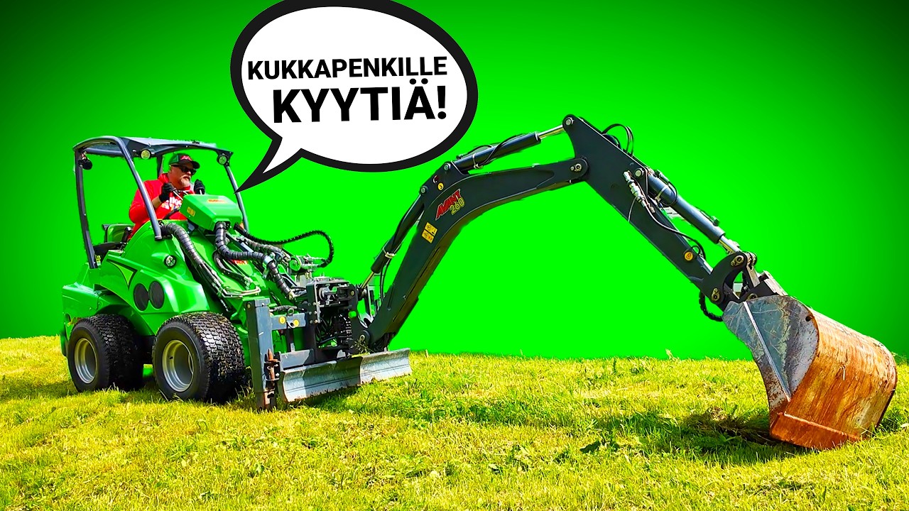 706. Ostin Avantiin lisää työkoneita ja tein pihatöitä