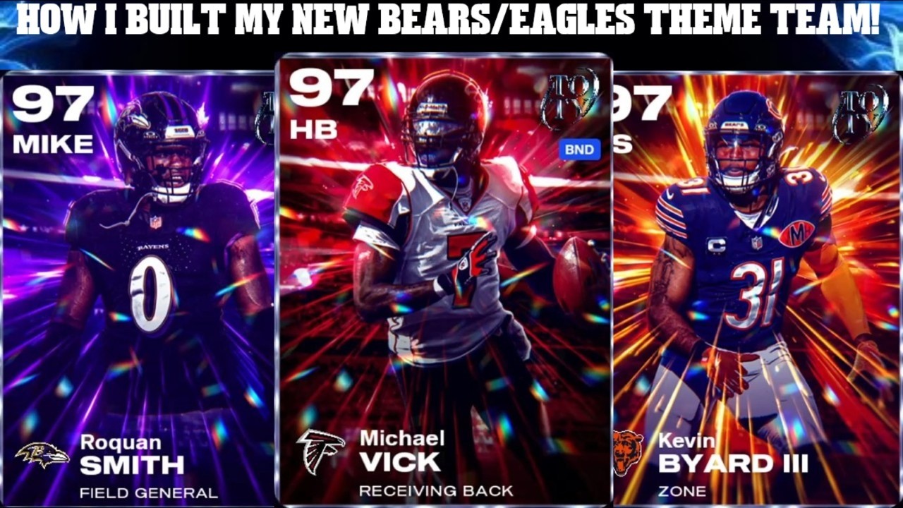 HOW I BUILT MY NEW BEARS & EAGLES THEME TEAM! HOW TO BUILD A 60 & 20 THEME TEAM AT EASE!