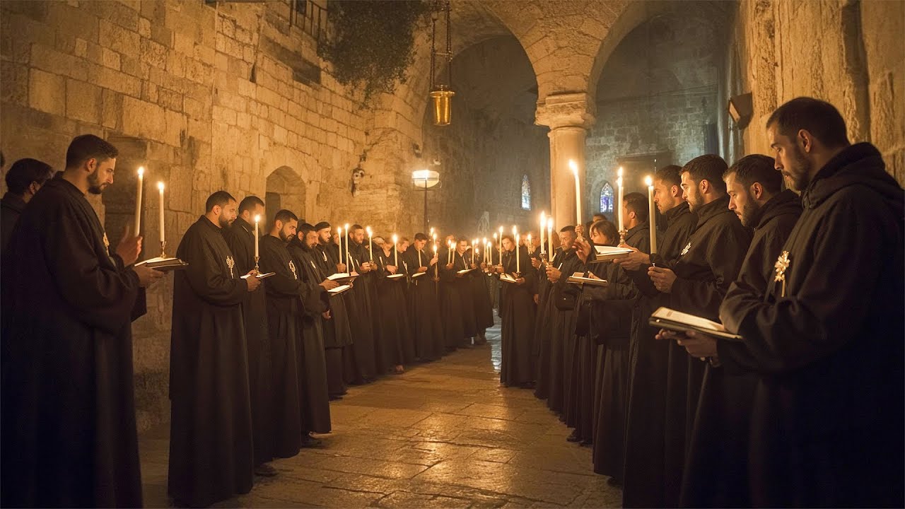 Gregorian Chants - Prayer Chants of Benedictine Monks in the Monastery - Prayer Catholic