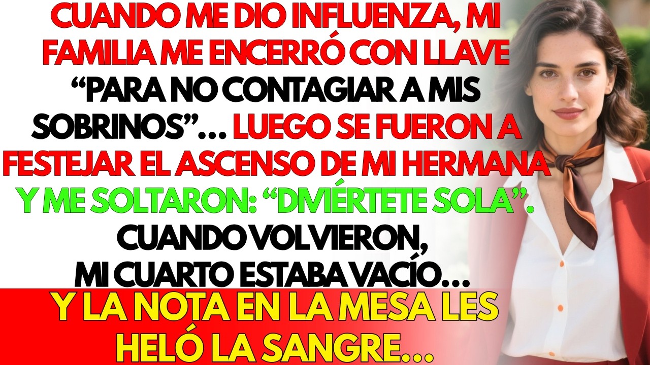 Me enfermé, me encerraron con llave por los hijos de mi hermana. Y luego se largaron...