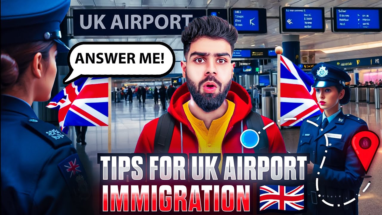 UK Airport Immigration Tips for International Students🇬🇧 - My Experience as a Student at UK Airport