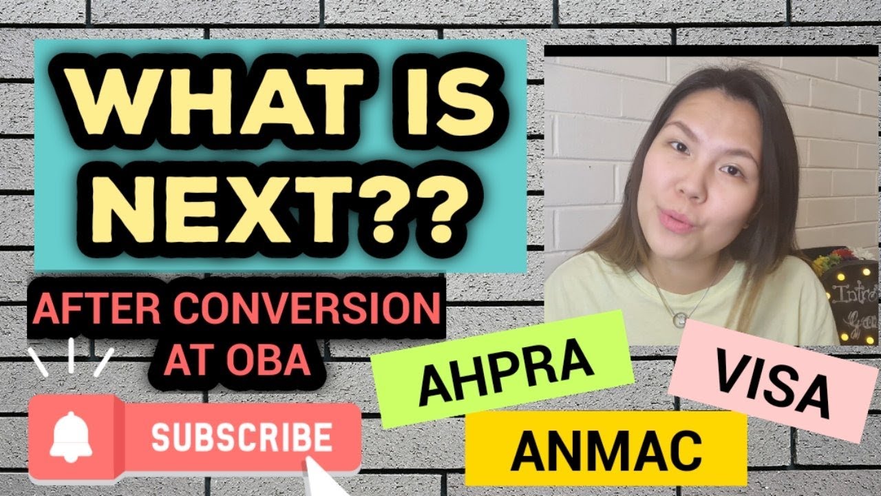 What's NEXT, after OBA/Conversion Course? | Next Visa? | AHPRA | ANMAC| Pinoy Nurse in Australia