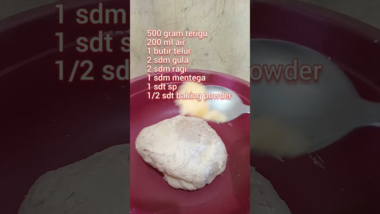 1/2 kg terigu dapat 60 buah donat gembul empuk & lembut #shorts #donatempukdanlembut