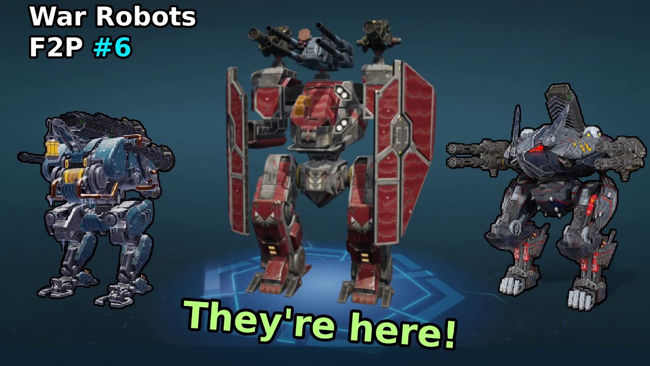 War Robots Free to Play [Part 6] Cruel Angler, Fenrir, and Arthur