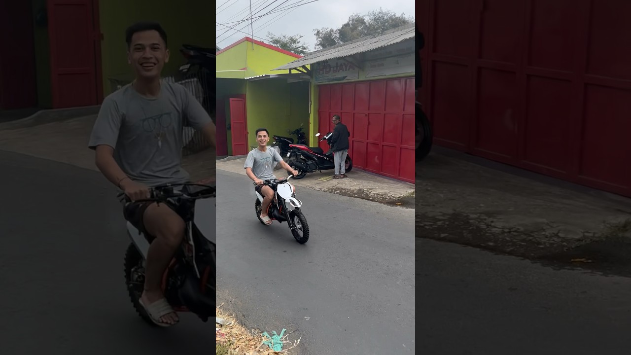 Tes mini trail 50cc SE suara mirip NINJA 2tak RPM tinggi nya narikkkkkkkkk #minitrail #minitrailse