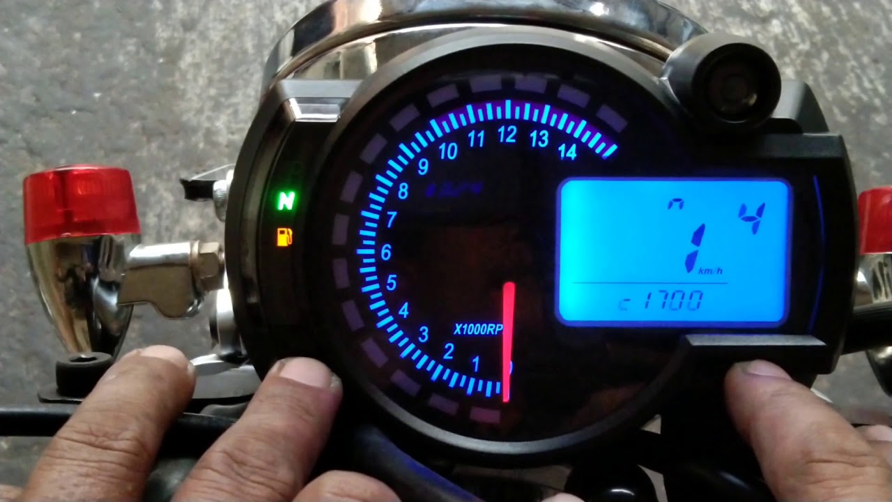 Setting spidometer koso RX2N sebelum digunakan pada motor #angka dan warna cahaya#