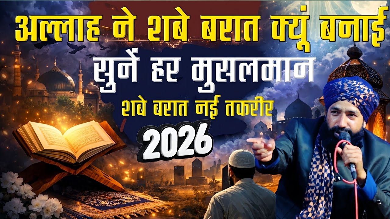 अल्लाह शबे बरात क्यूं बनाई सुनें मुसलमान _shab e barat ki new takrir|Mufti Hammad Raza Full bayan 