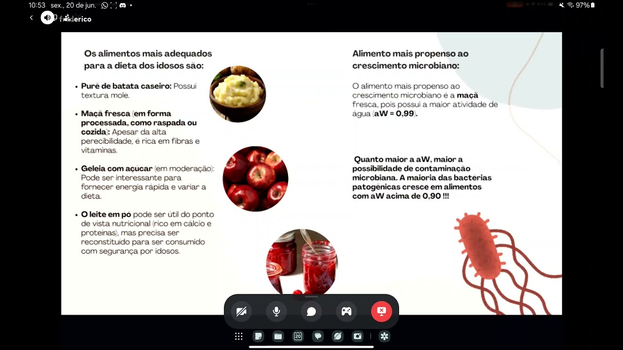 💧A Água nos Alimentos: Funções, Segurança e Estratégias Culinárias | Seminário Final - Nutrição UFMG