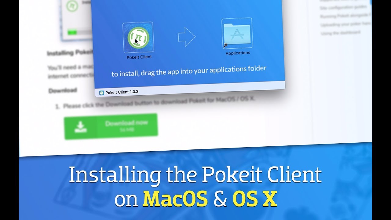 How-to: Install the Pokeit Client on Mac