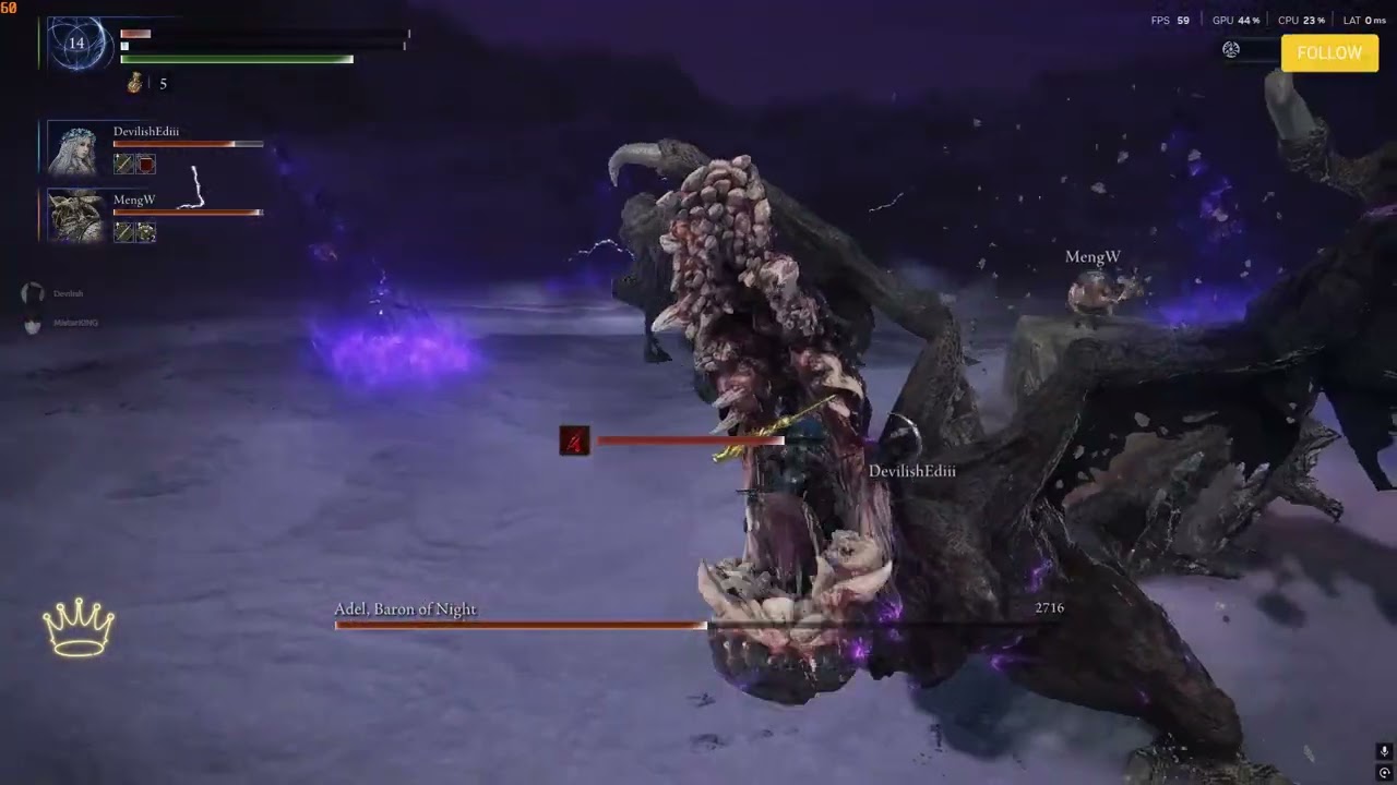 Adel, Baron of Night!  Epic Online Battle