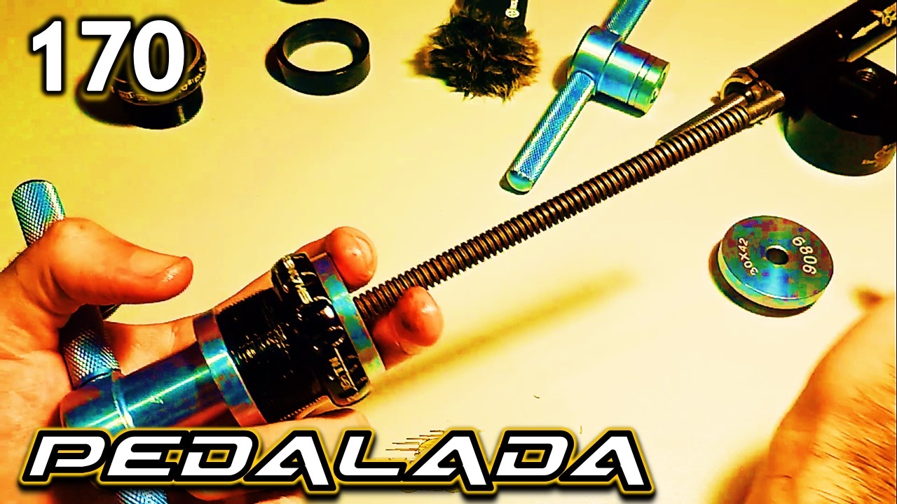 Pedalada 170 - Como fazer Manutenção da Central Hollowtech 2 🔧 Troca de Rolamentos e Capa Protetora