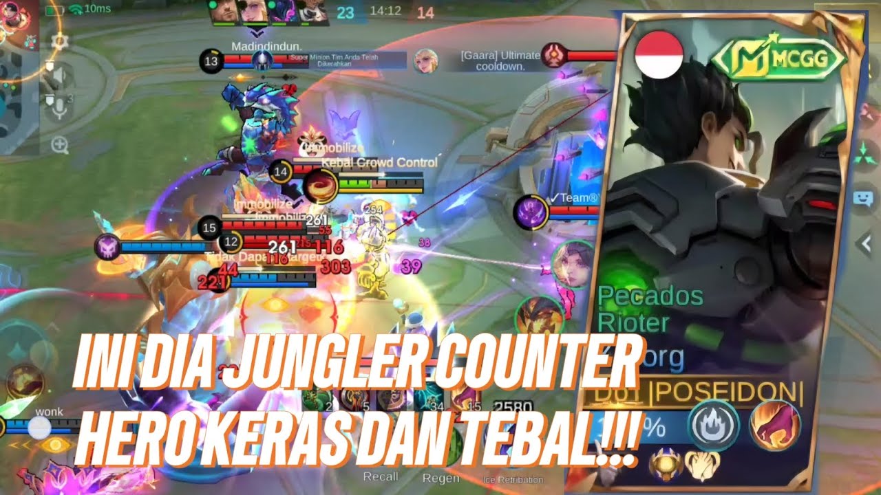 INI DIA JUNGLER COUNTER HERO KERAS DAN TEBAL!!!! - Mobile Legends