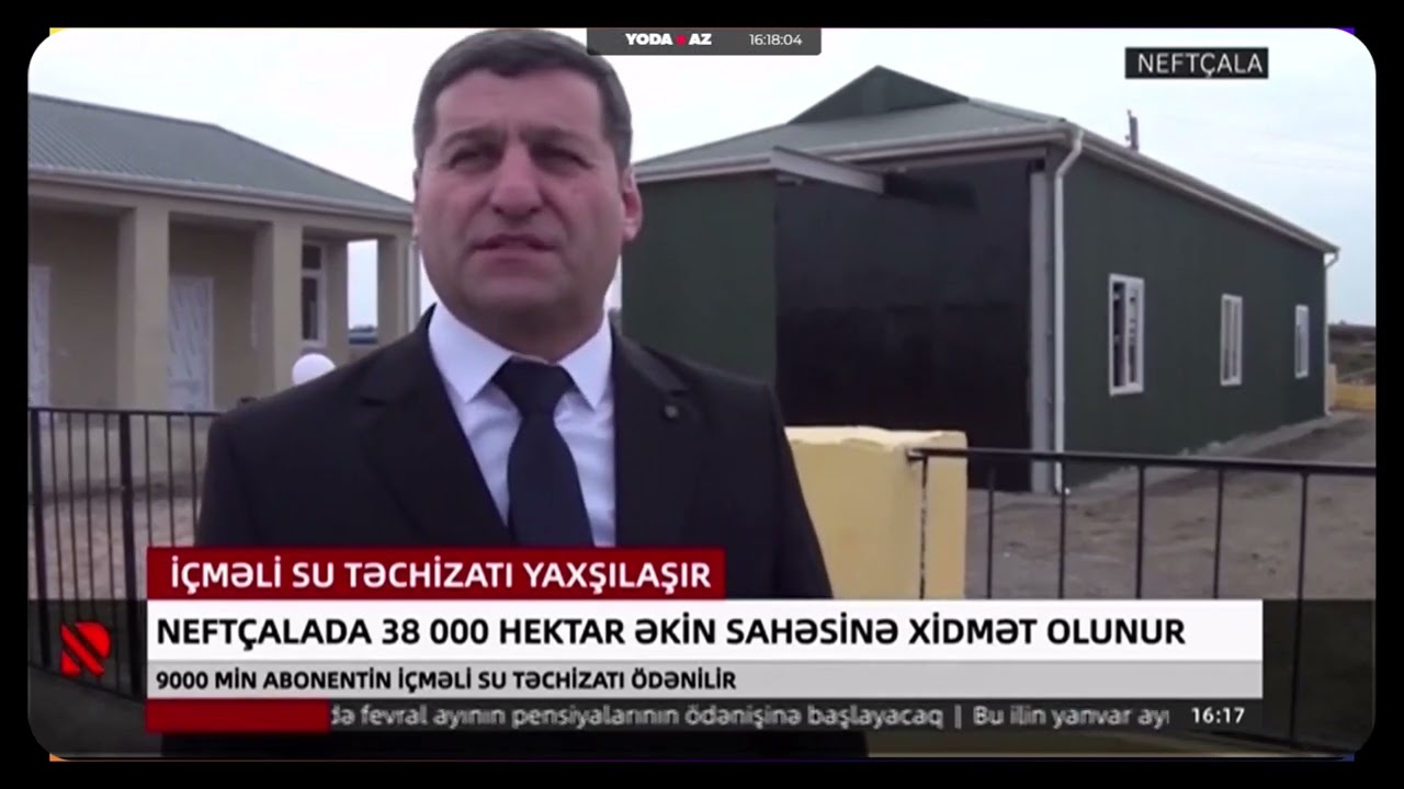 Neftçalada 38000 hektar əkin sahəsinə xidmət olunur