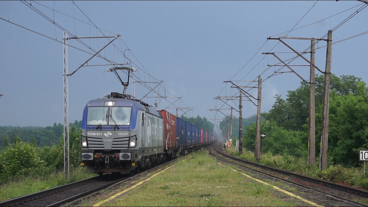 Składanka pociągów na przystanku Rybnik Paruszowiec