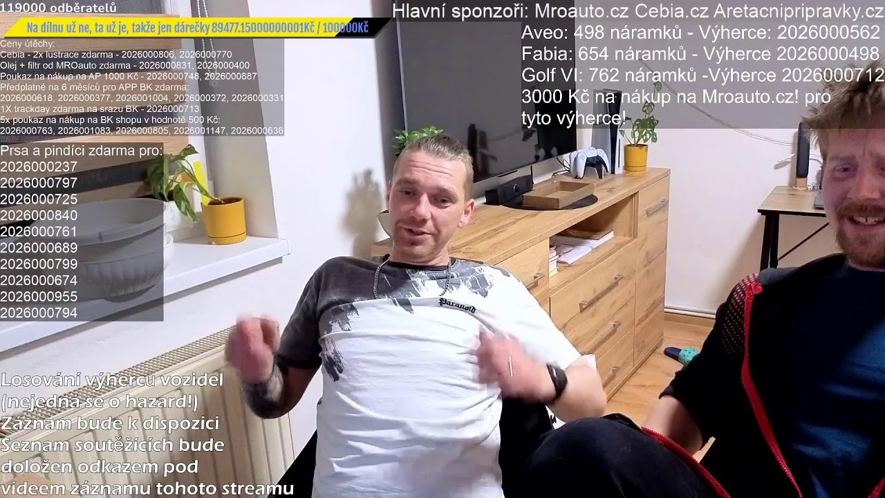LOSOV&Aacute;N&Iacute; V&Yacute;HERCŮ Soutěže o 3 vozidla - LIVE (Z&aacute;znam)