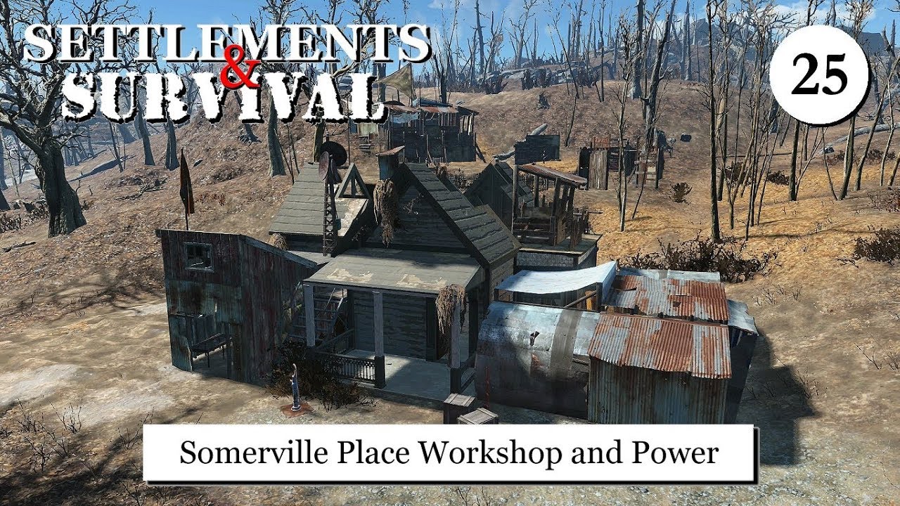Поселения и выживание — мастерская и электростанция Somerville Place
