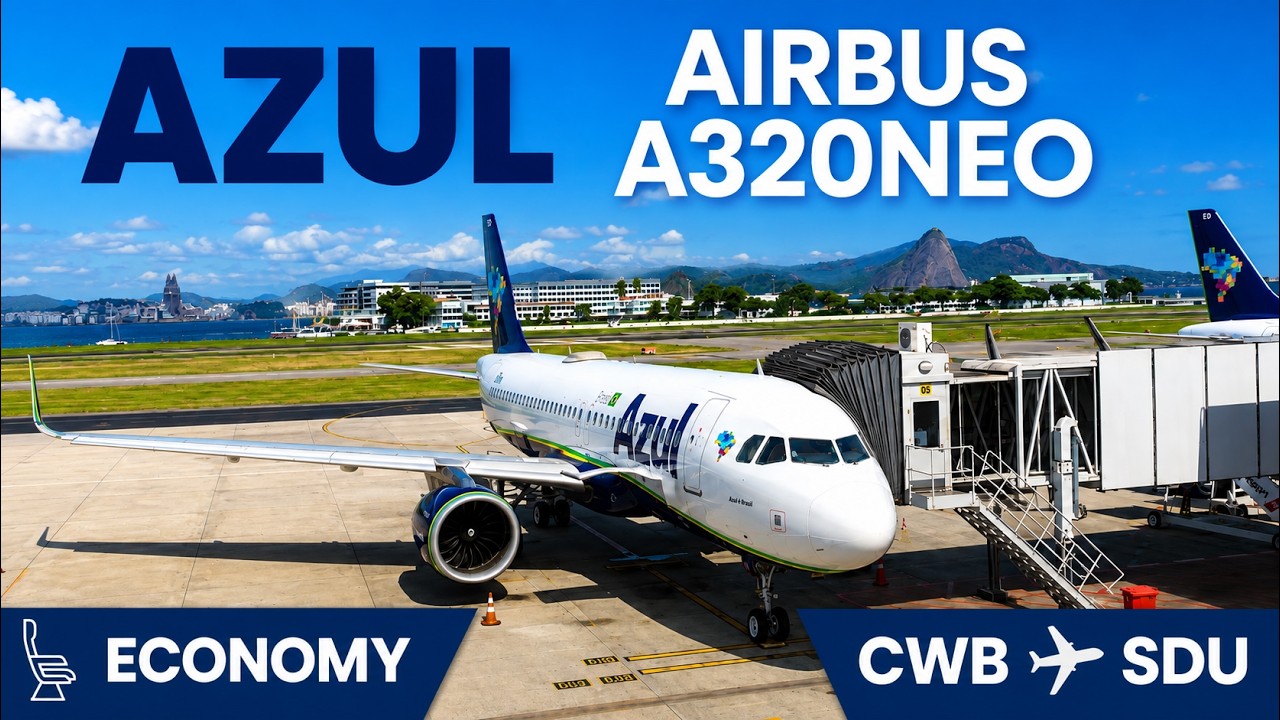 TRIP REPORT | Azul Linhas Aéreas - Airbus A320neo - Curitiba (CWB) to Rio de Janeiro (SDU) | Economy