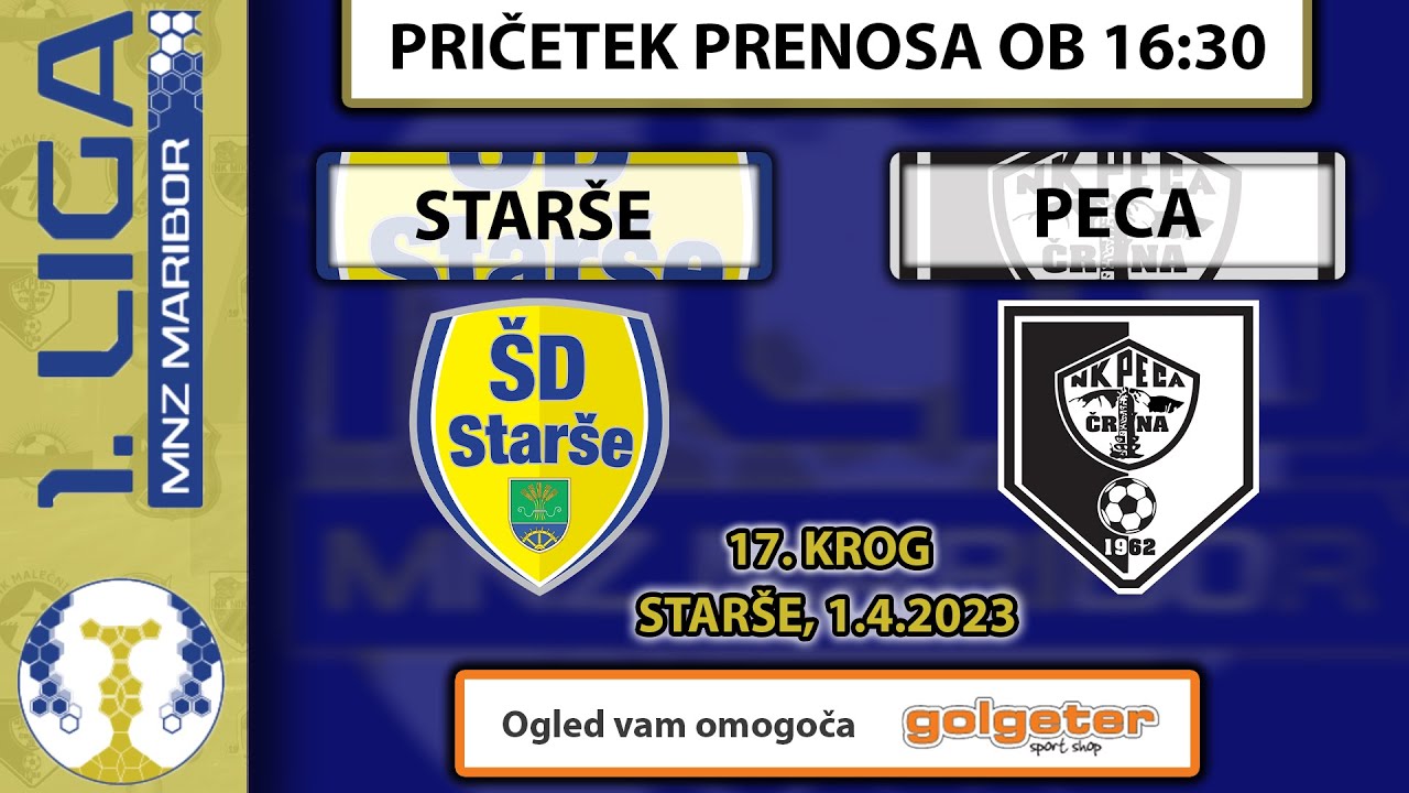 STARŠE - PECA | 1. Članska liga MNZ Maribor