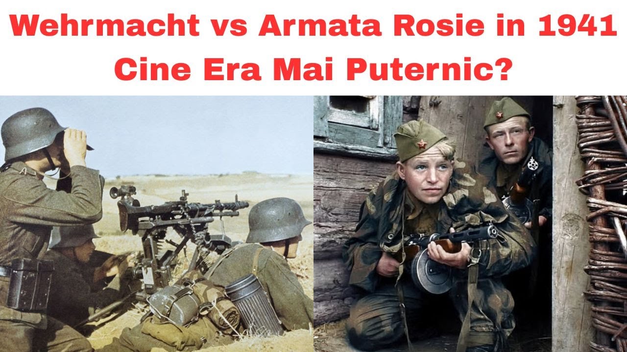 Armata Rosie vs Armata Germana Inaintea Atacului din 1941