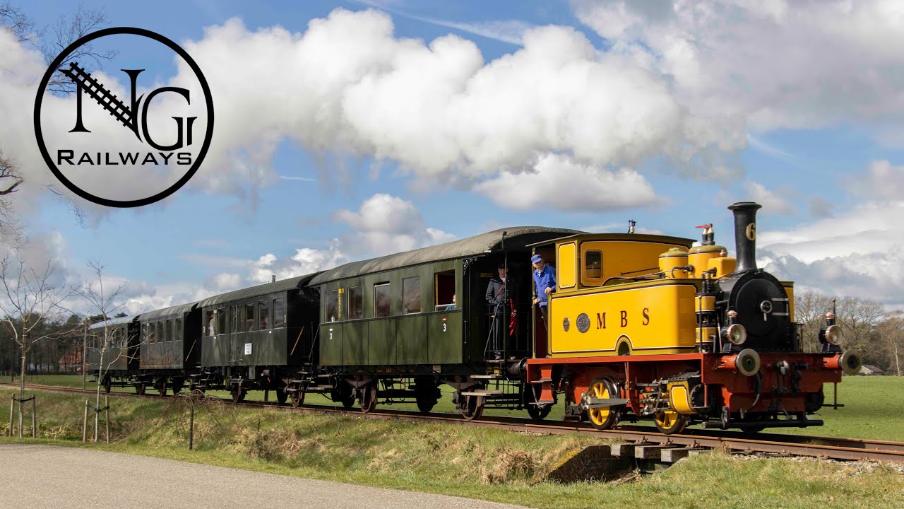 3 april 2022 Eerste rijdag Museum Buurtspoorweg in 2022 met loc 6 'Magda'