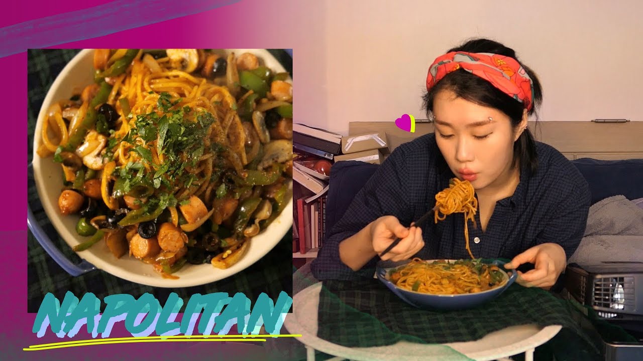 [간단야식] 나폴리탄 스파게티 만들기! Cooking Napolitan Spaghetti