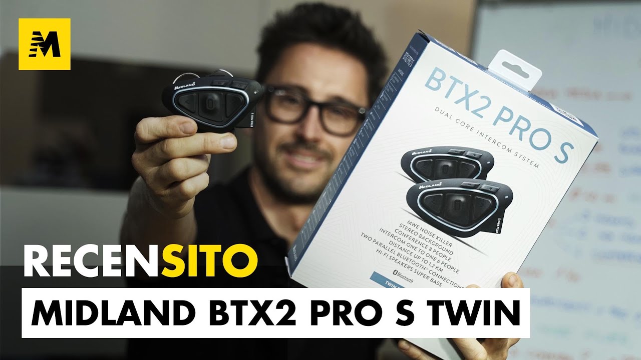 MIDLAND BTX2 Pro S Twin. Recensione interfono moto [English sub.]