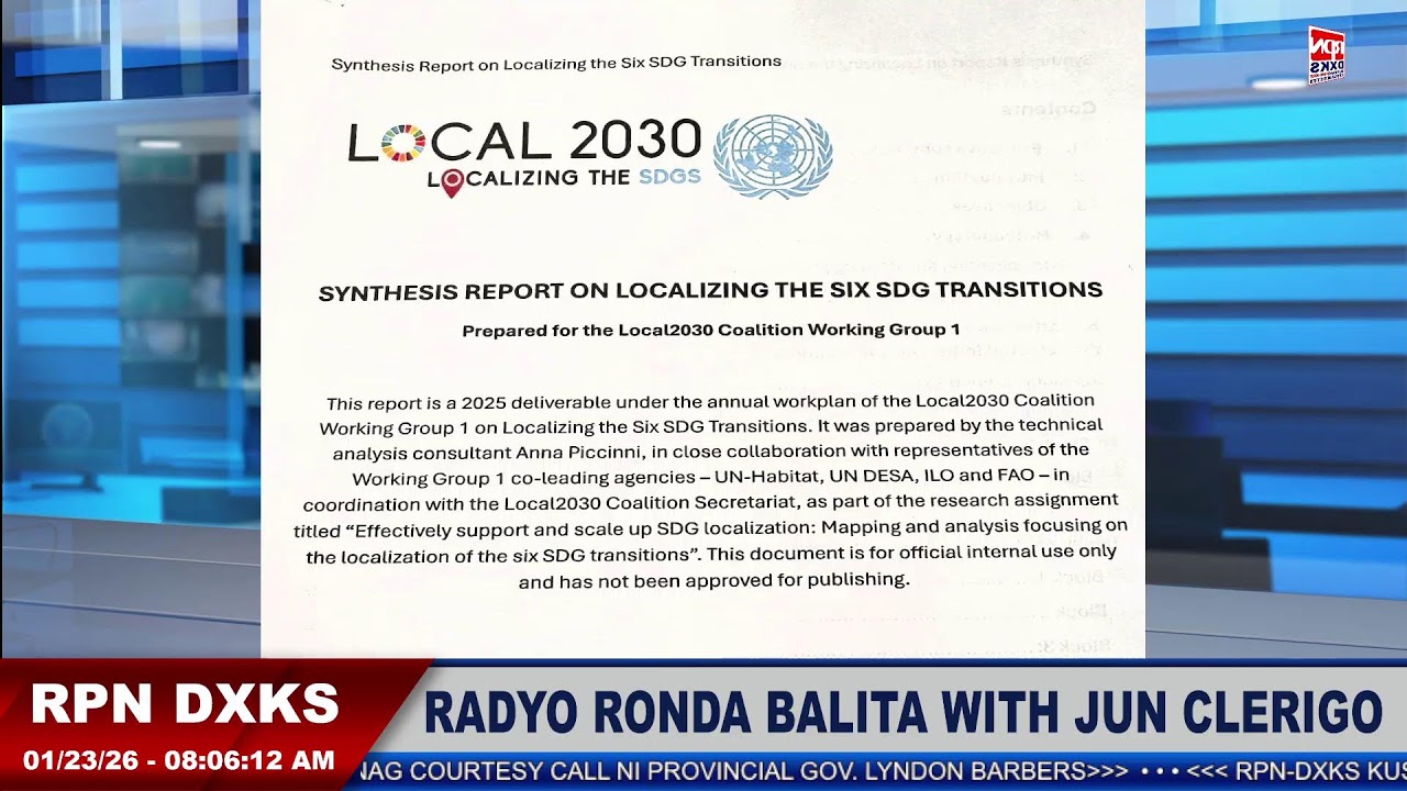 RADYO RONDA BALITA with Jun Clerigo @ DXKS Surigao | January 23, 2026
